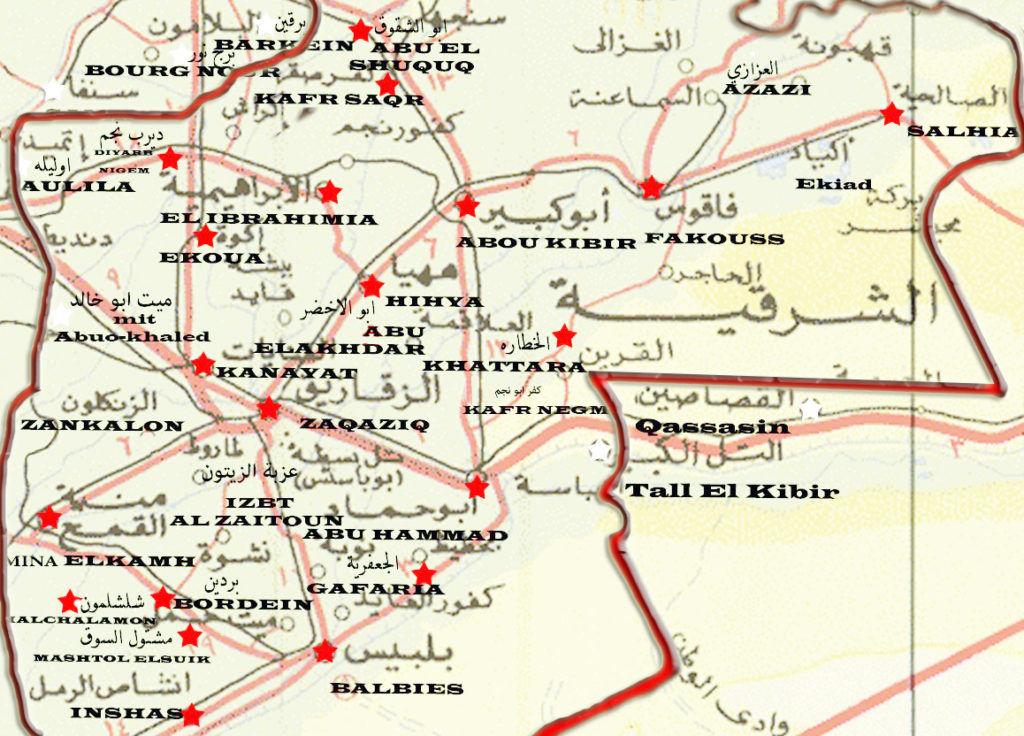 خريطة الشرقية